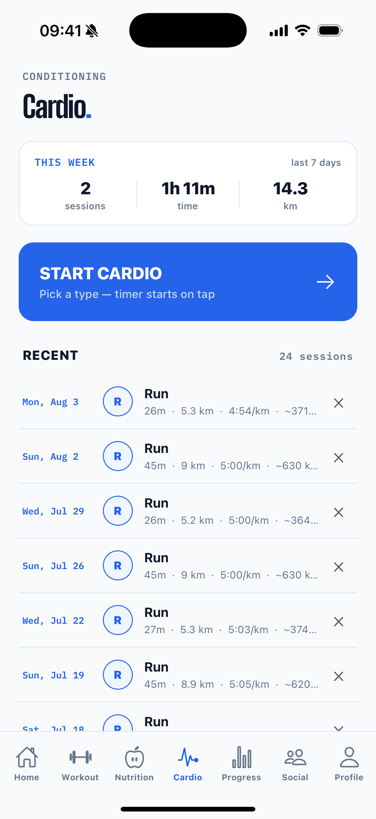 Novyn Cardio screen