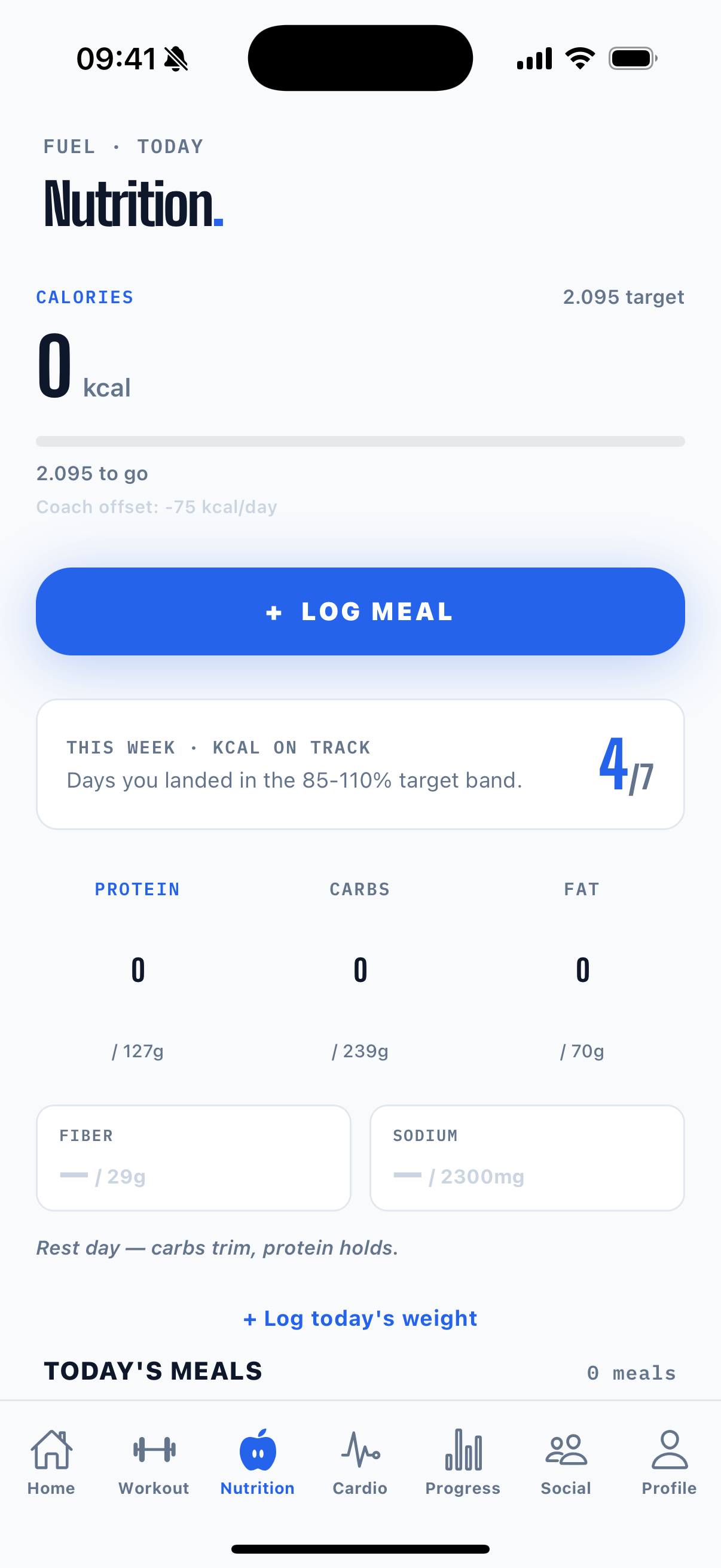 Novyn Nutrition screen